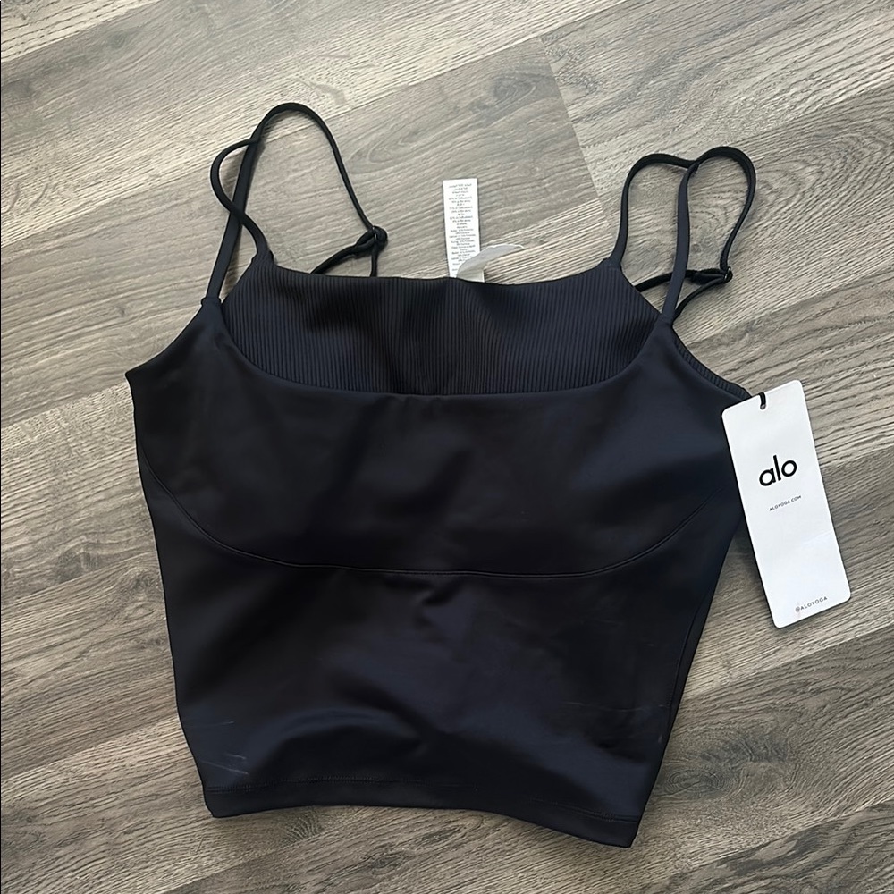 Alo Black Strappy Top